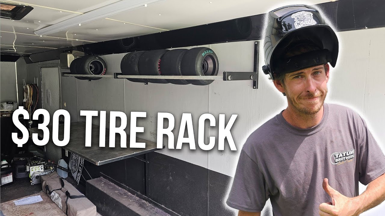 Insane 450cc Kart Build & DIY Tire Rack