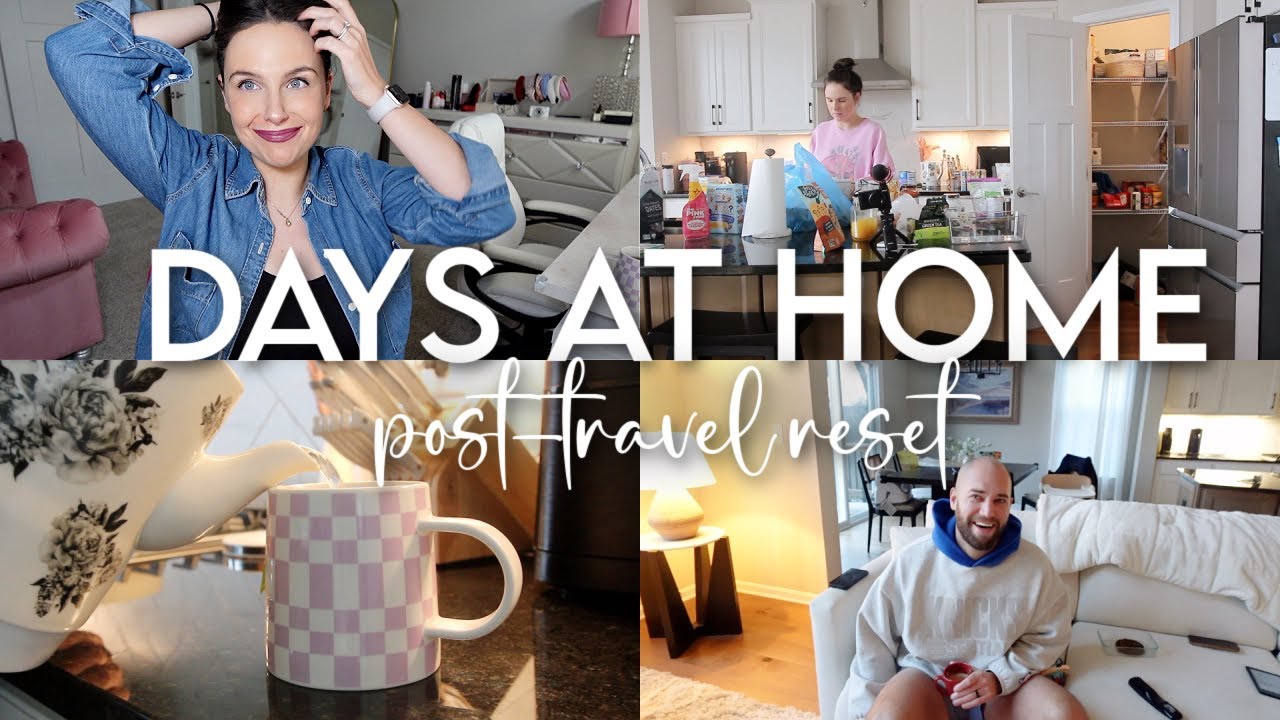 DAYS AT HOME: post-travel reset, major organization, the laundry debate isn't over(!!) + PR unboxing