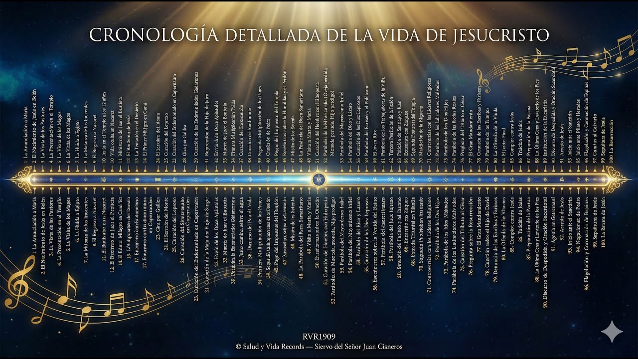 🎶 CÁNTICO — CRONOLOGÍA VIVIENTE DE JESUCRISTO2
