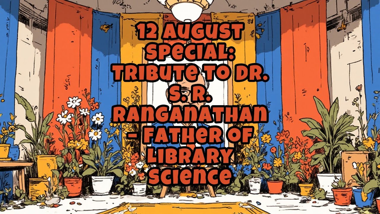 12 August Special: Tribute to Dr. S. R. Ranganathan &ndash; Father of Library Science