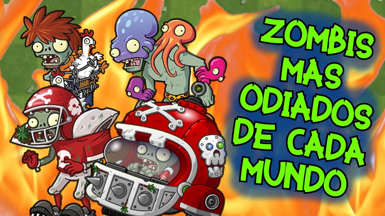 Zombis mas Odiados de Cada Mundo de PvZ 2 / Tops / SathyGamer