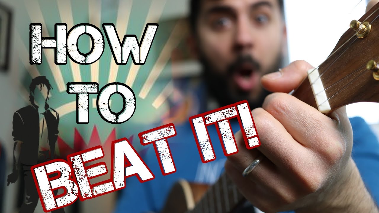 How to play Beat It by Michael Jackson on the Ukulele | Beginner to Pro in short easy steps