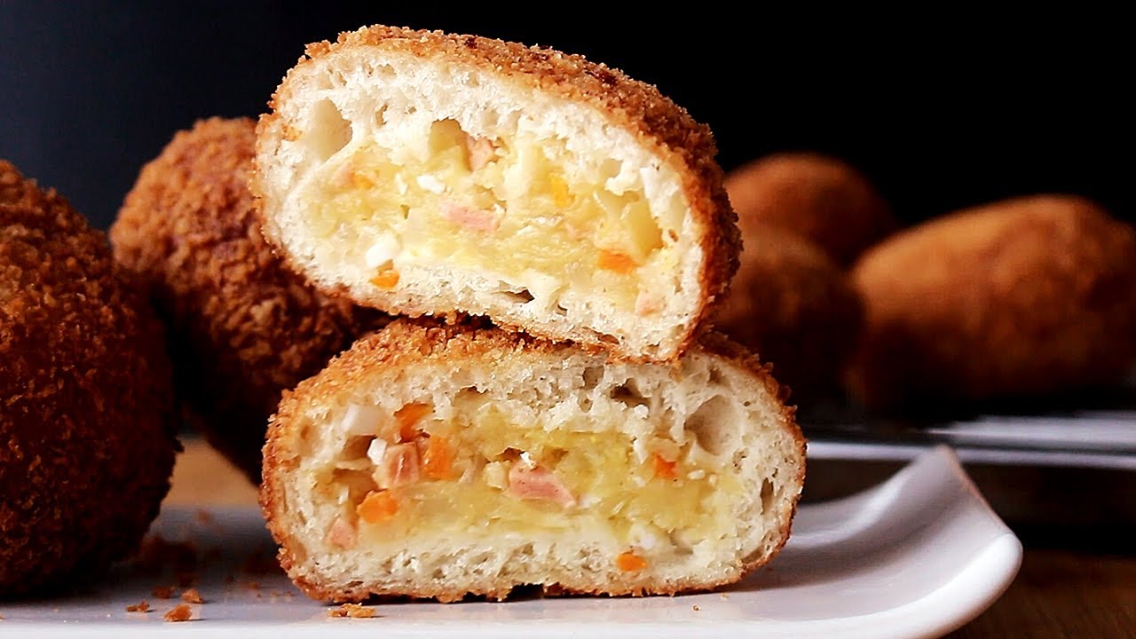 [고로케 빵] POTATO CROQUETTE BREAD | So Yummy & Tasty | Korean Street Food | 아줌마 Ajumma