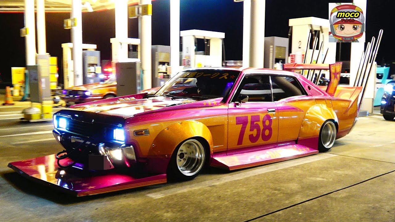 🌈 数十台のど派手な車がガススタジャック⁉️💥🔥