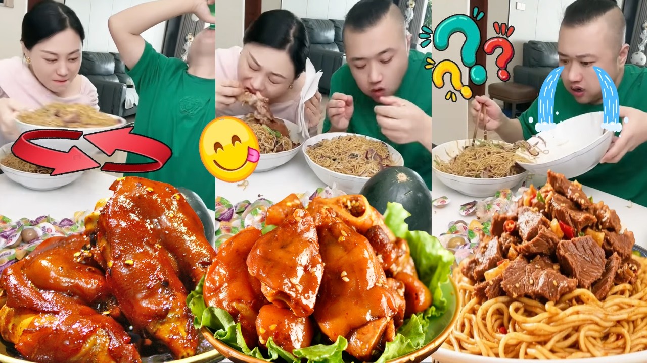 自私老公吃独食还抢我饮料，趁他不注意偷换，一口没吃上气哭了【宝哥宝嫂爱美食】