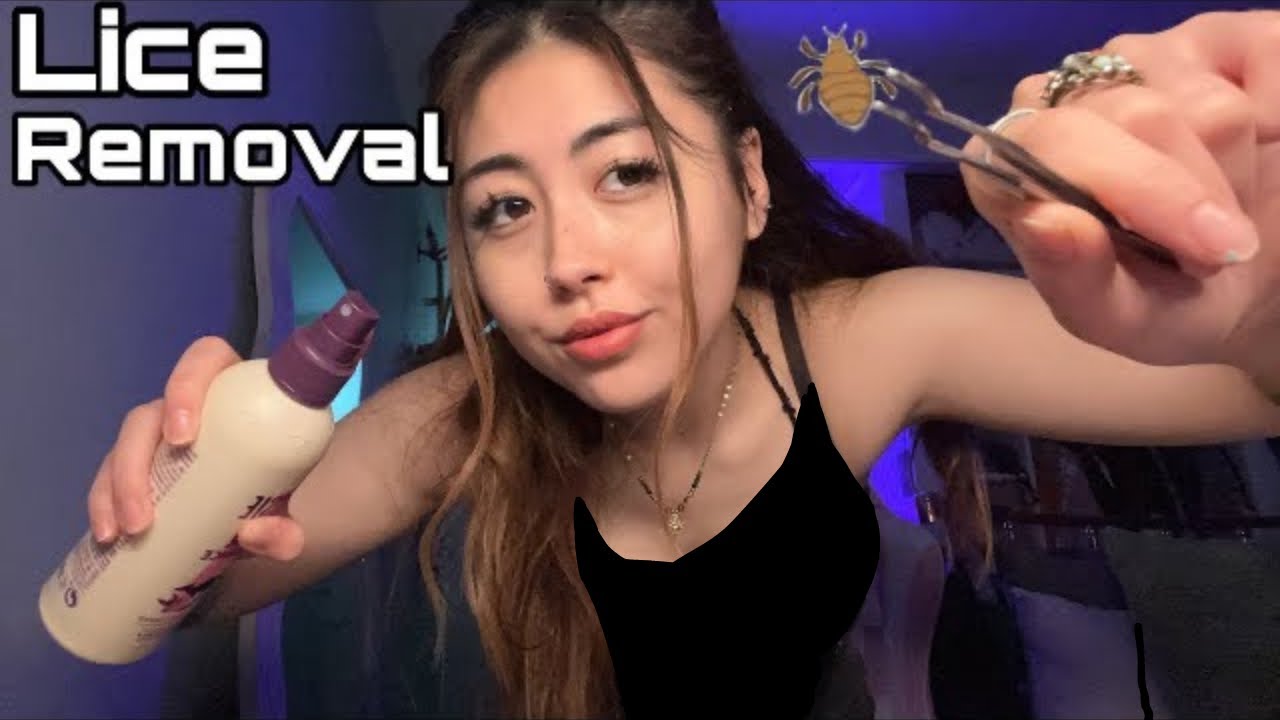 ASMR быстрое и агрессивное обследование и удаление вшей 🐞🪮 (со звуками рта)💤