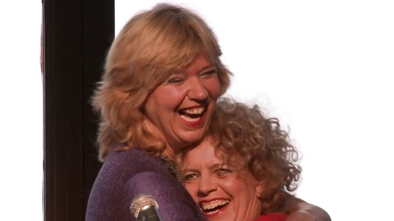 IM - Leontien van den Bos leest grafrede voor Brigitte Kaandorp