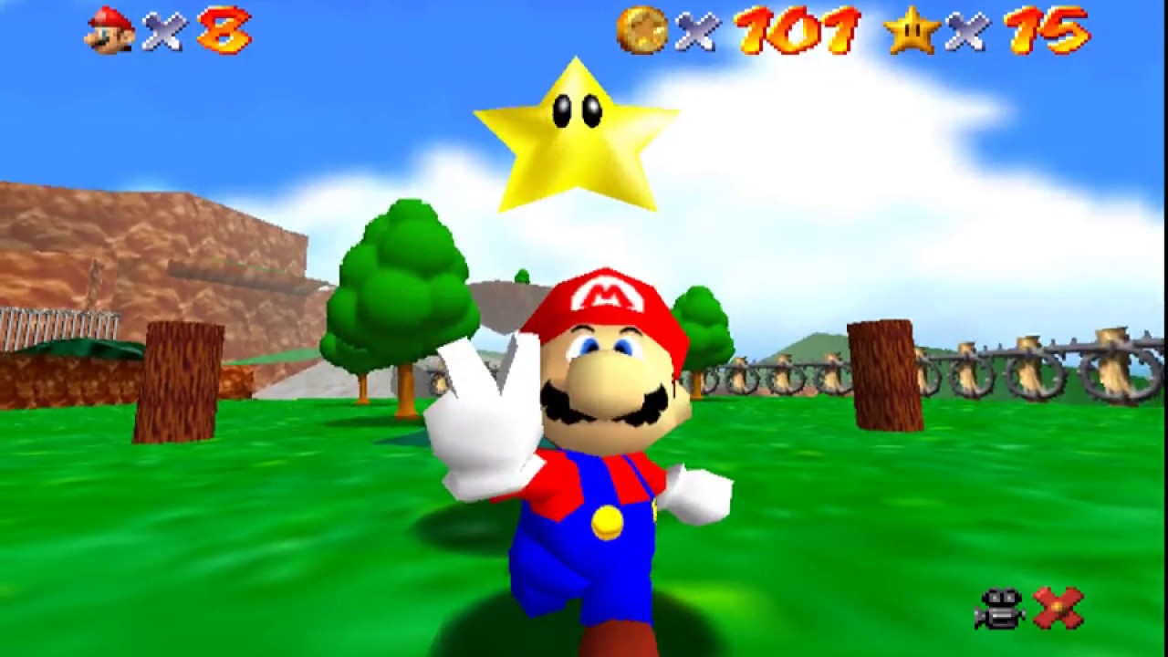 Super Mario 64, Bataille de Bob-Omb - Les huit pièces rouges(Niveau 1, Etoile 4 sur N64 mini)