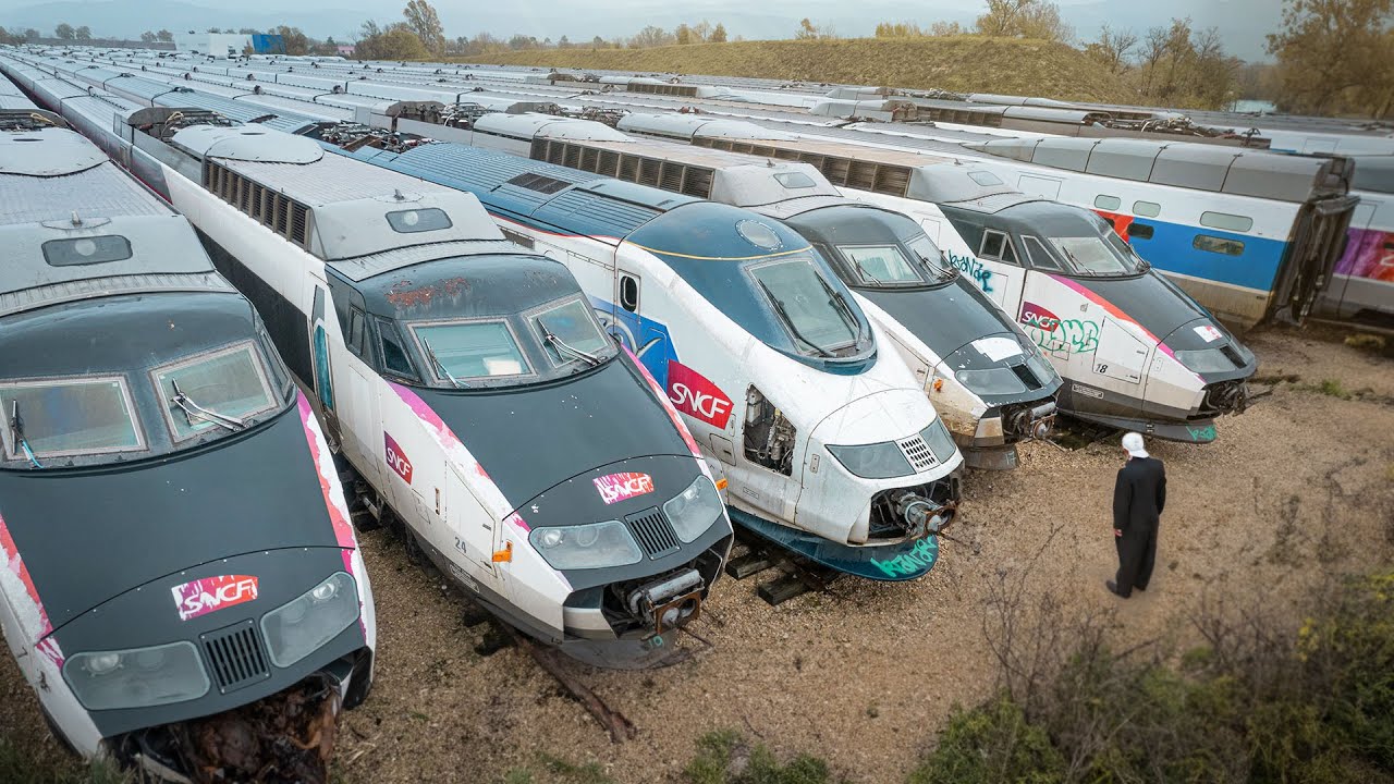 ON A RETROUVÉ TOUS LES TGV ABANDONNÉS ( Urbex )