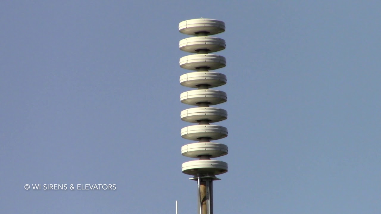 FS Modulator 8032B Siren Test, Northfield, IL (Voice & Alert) - 9/4/18