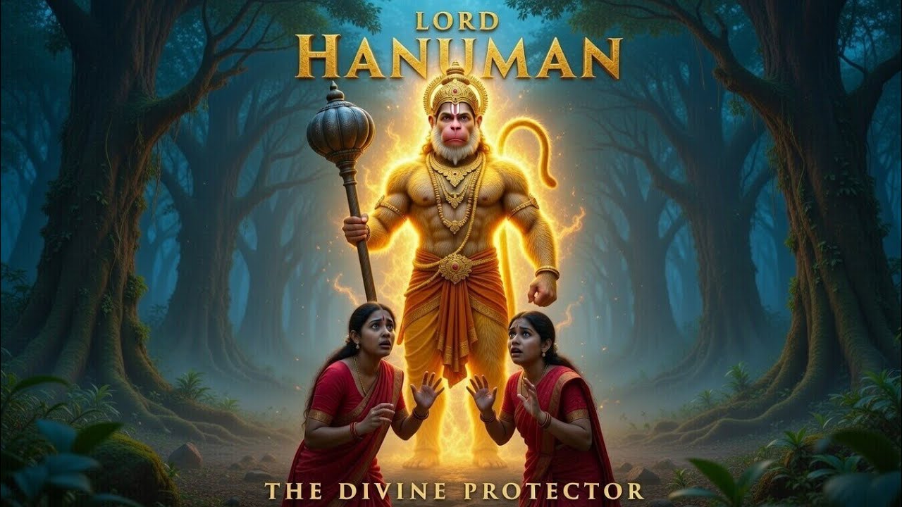 “🚩उस रात जंगल में जो देखकर माँ-बेटी भीकाँप उठीं!”“सच्ची पुकार सुनकर आए हनुमान जी… डर का अंत!#aivideo