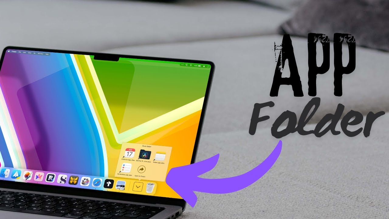 How to Add App Folders to Mac Dock