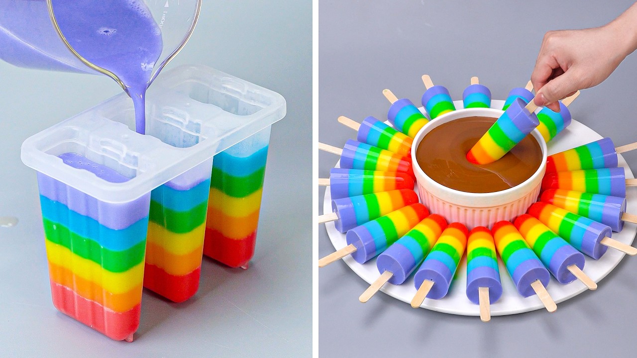 Try Making This Amazing Rainbow Jelly 🌈 The Foolproof Recipe For Rainbow Mousse Cake