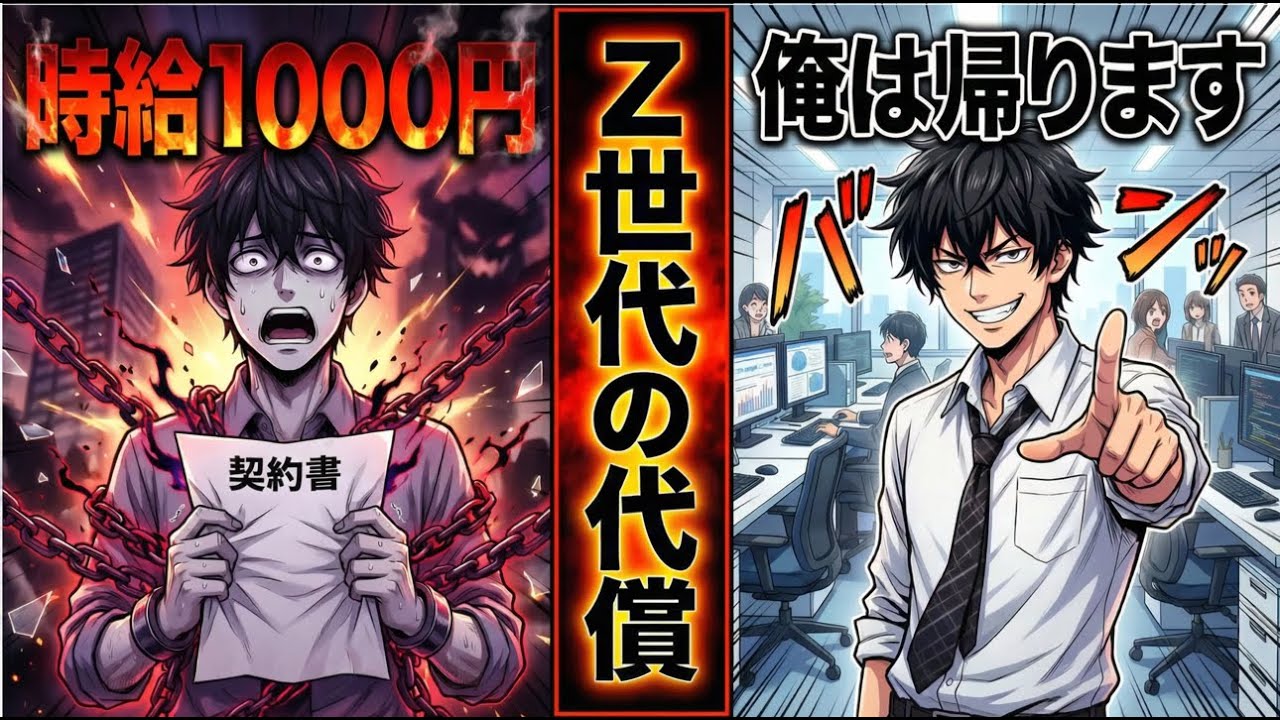 【スカッと】Z世代新入社員「俺は帰ります」と生産性ゼロ⇒上司が『ある契約』を持ちかけた結果…