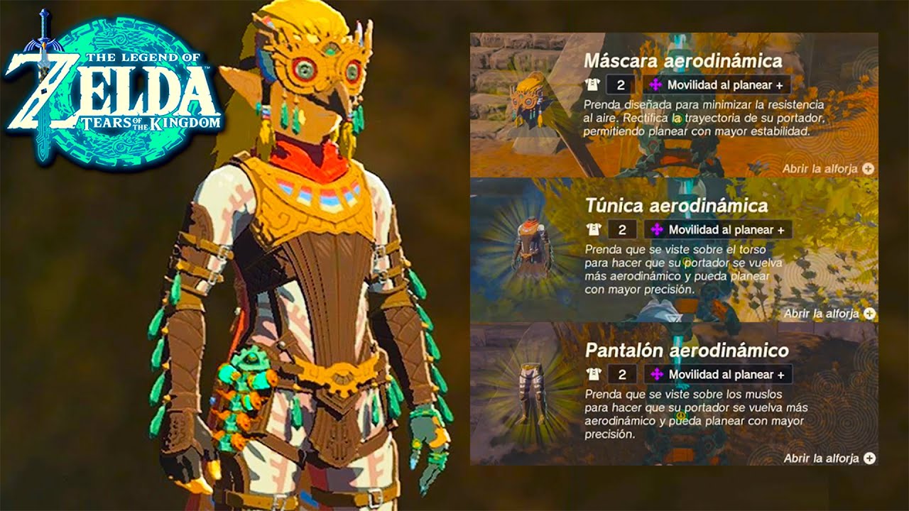 Como Conseguir la Armadura Aerodinámica - Zelda: Tears of the Kingdom