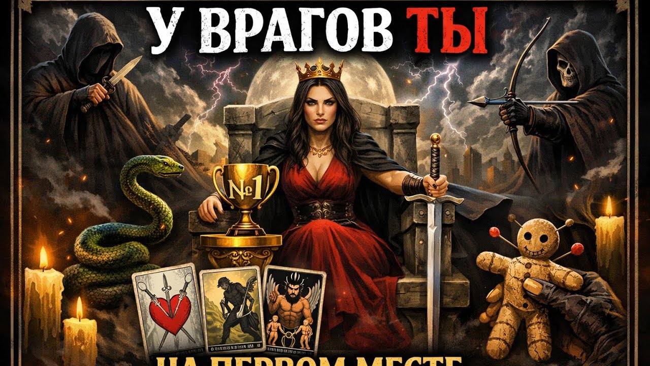 У ВРАГОВ ТЫ НА ПЕРВОМ МЕСТЕ?.#таро #гадание #tarot 