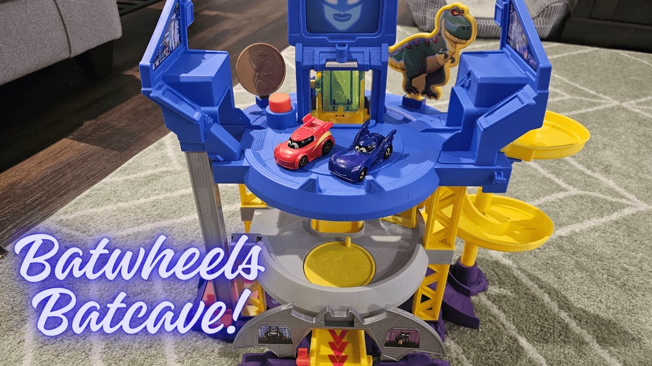 Batwheels Launch and Race Batcave Build and Play