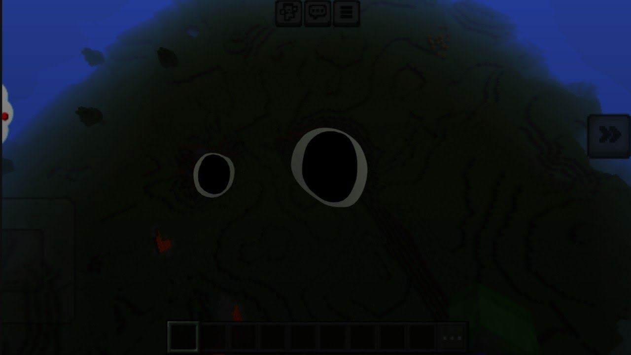 Minecraft creepy face seed