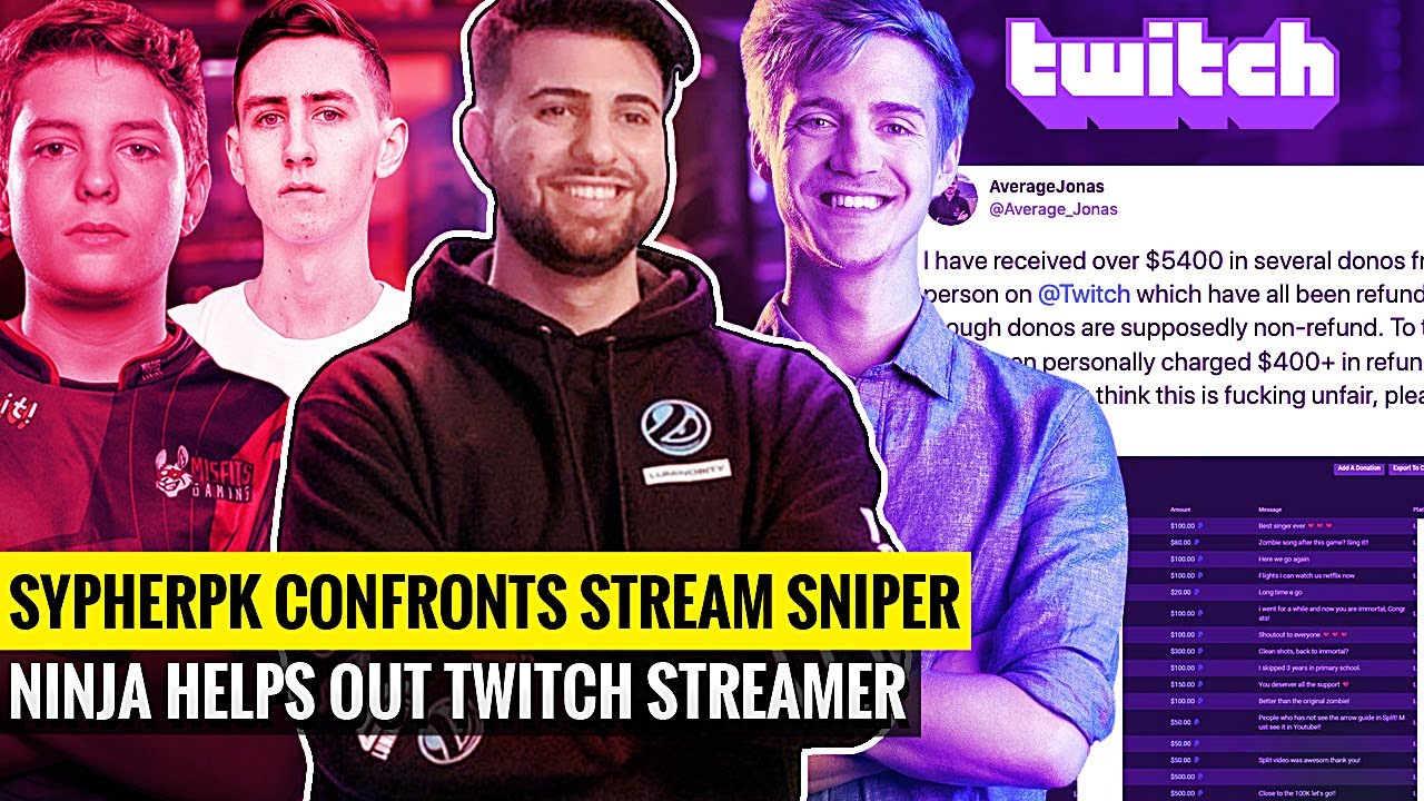 SypherPK GOES OFF on Stream Sniper & Gets Him BANNED! Bizzle Gets PISSED at Clix for RUINING Scrims