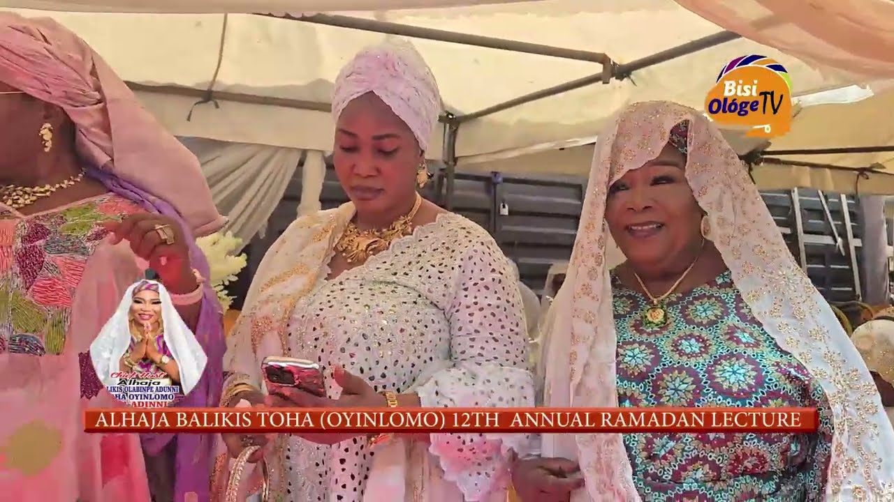 RECITATION OF THE HOLY QURAN AND ARRIVAL OF GUESTS AT ALHAJA BALIKIS TOHA OYIMLOMO's 12TH ANNUAL RAM
