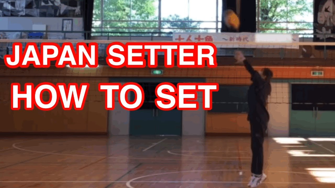 【volleyball】Japan setter 【how to set】