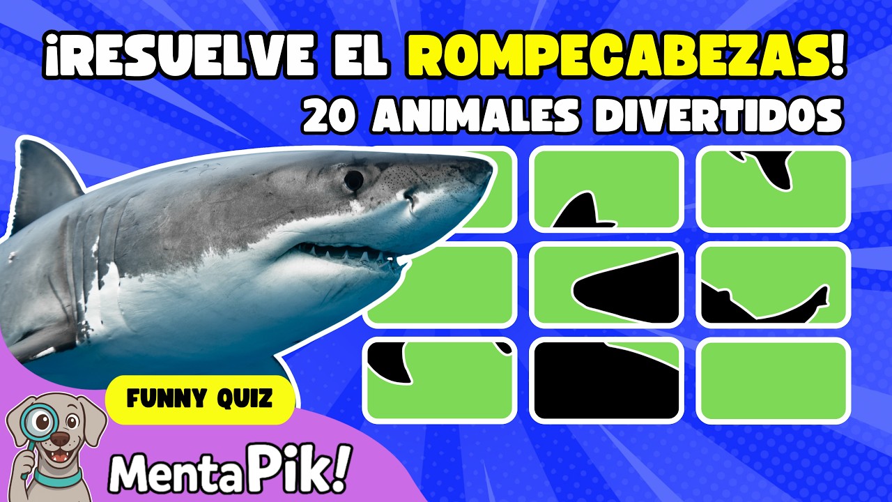 ¿Qué animal es? ¡Rompecabezas de animales! Juega a este divertido quiz - Parte 2
