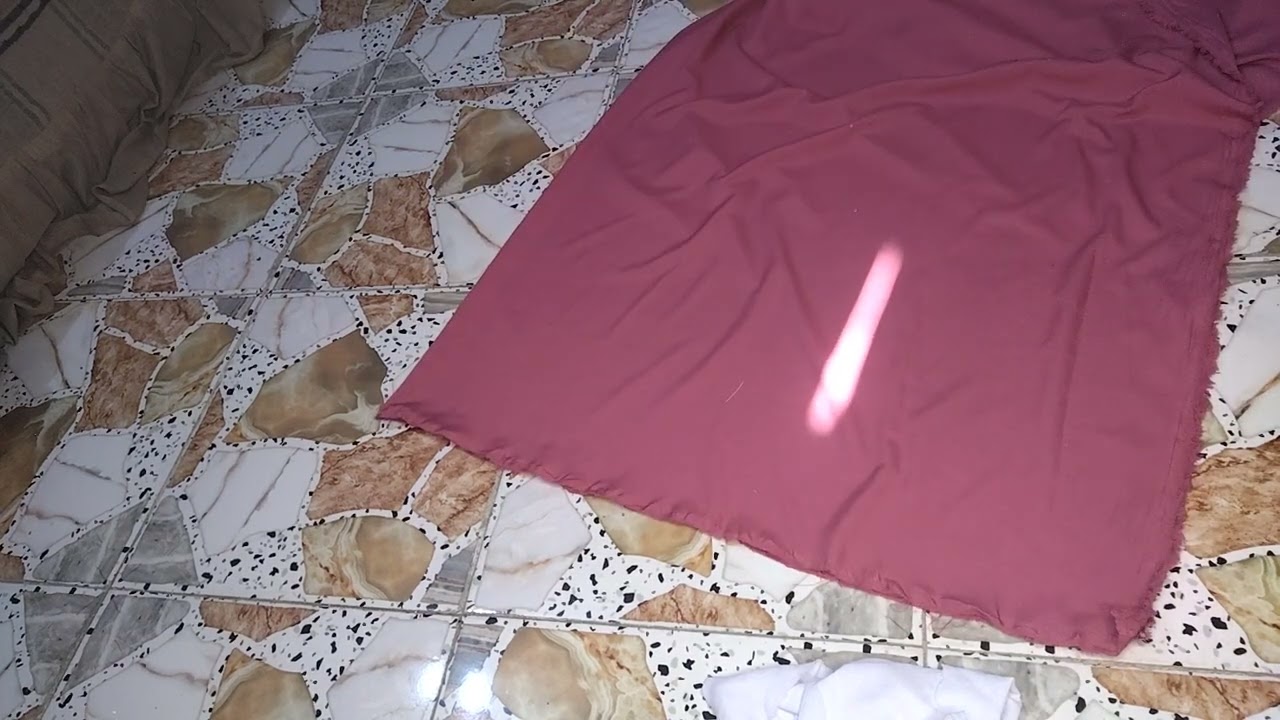 طريقة فصال فستان طفلة ماشه والدب
