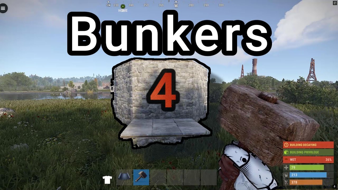 4 Powerful Bunker Base Designs You Need in Rust