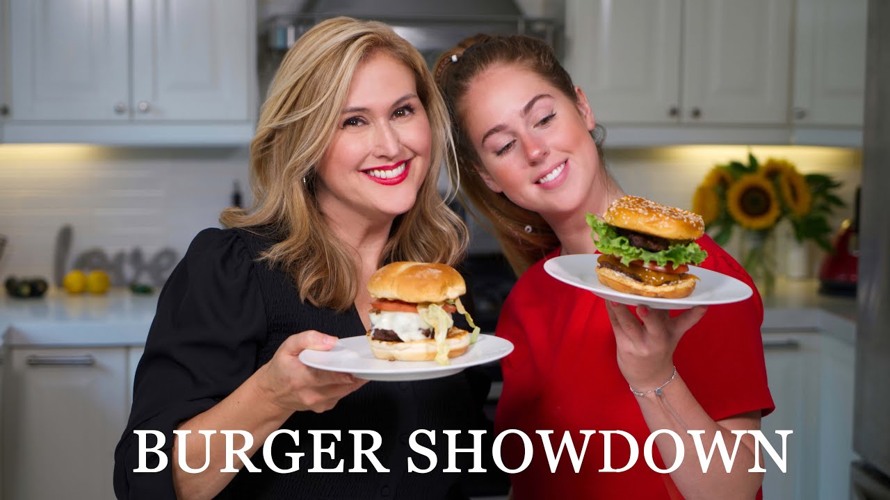 Mother vs Daughter Burger Showdown 🍔