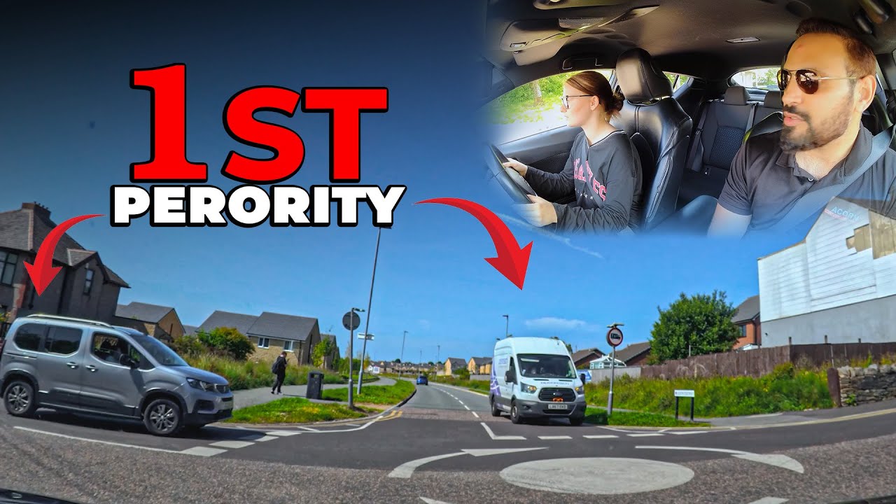Who Has the Priority to Go First? | Mini Roundabout
