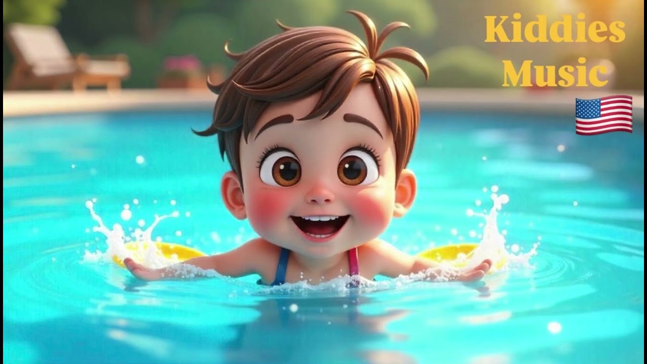 Kids Song: Splash, Swim, Dive! 🏊‍♂️🇺🇸