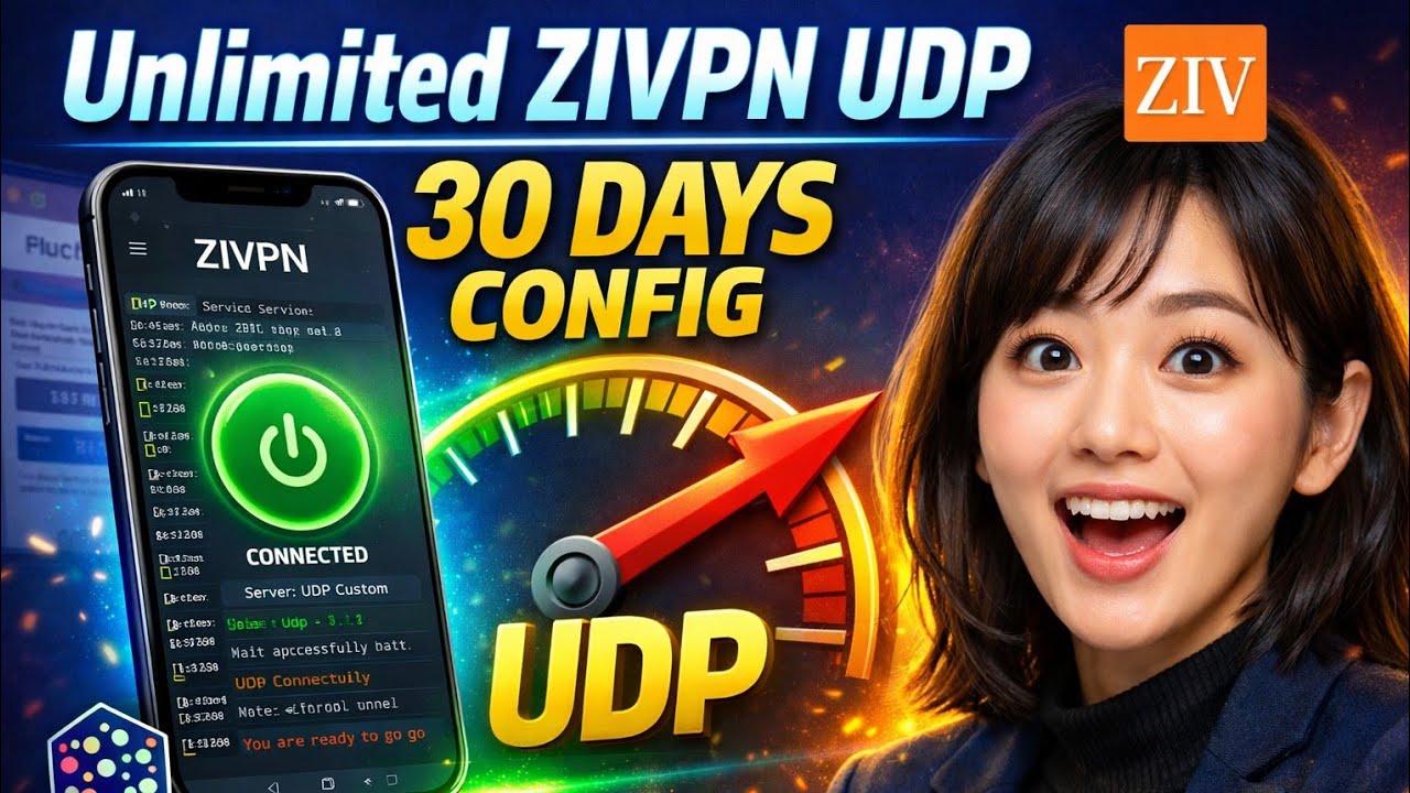 Создание UDP-сервера ZIVPN на 30 дней | Настройка ZIVPN на 30 дней