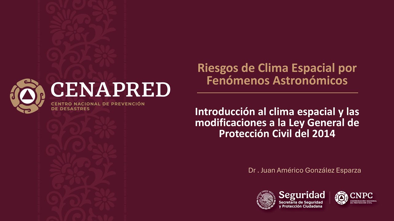 Curso: Riesgos de clima espacial por fenómeno astronómico, Tema 2