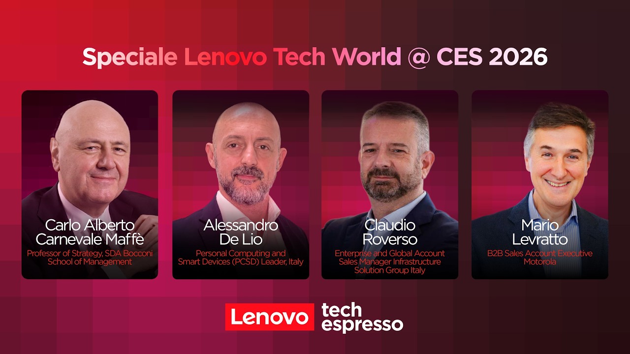 Tech Espresso | Episodio 12 | Speciale Lenovo Tech World @ CES 2026