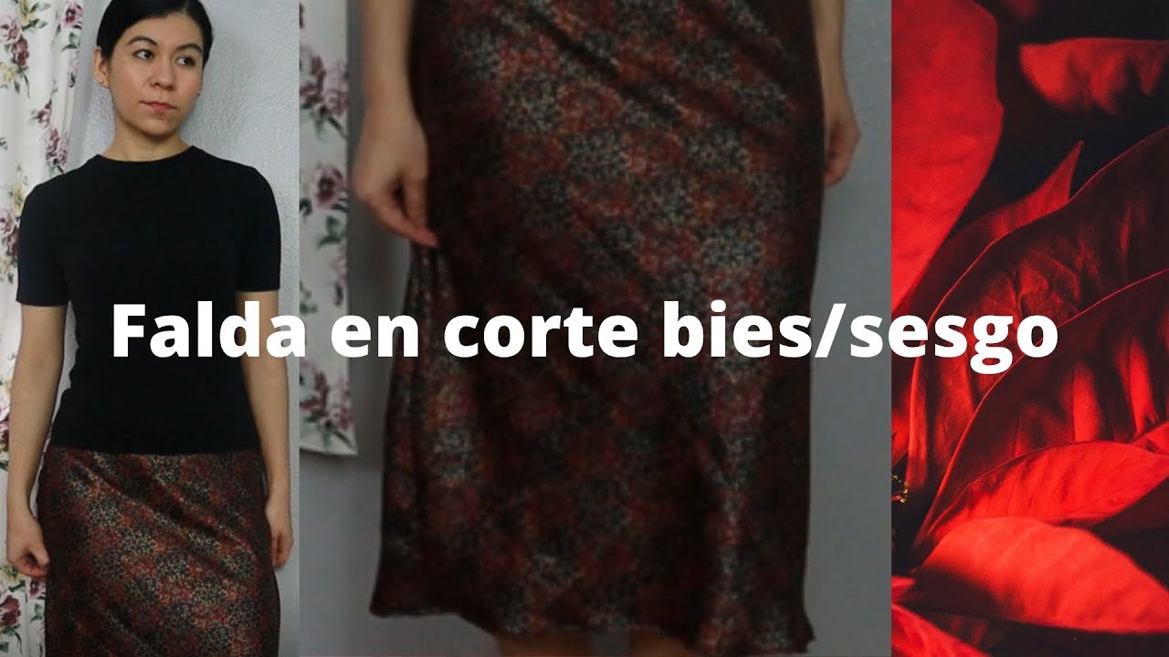 Falda En Corte Bies/Sesgo