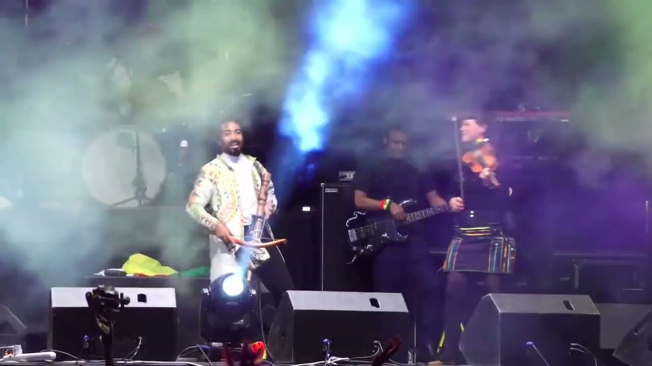HaddinQo and Kaethe Hostetter / Teddy Afro Concert / Meskel Square / MasinQo and Violin / Sembere