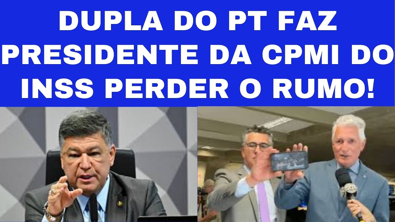Rogério Correia e Alencar Santana acabam com o presidente da CPMI do INSS! Perdeu a fala!