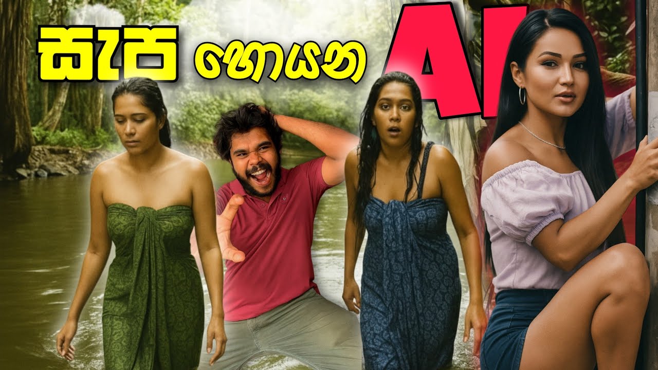 ඔයා ආසම රහට AI ආතල් එක දිගට 😄❤️ | Funny AI Meme Short Story Videos