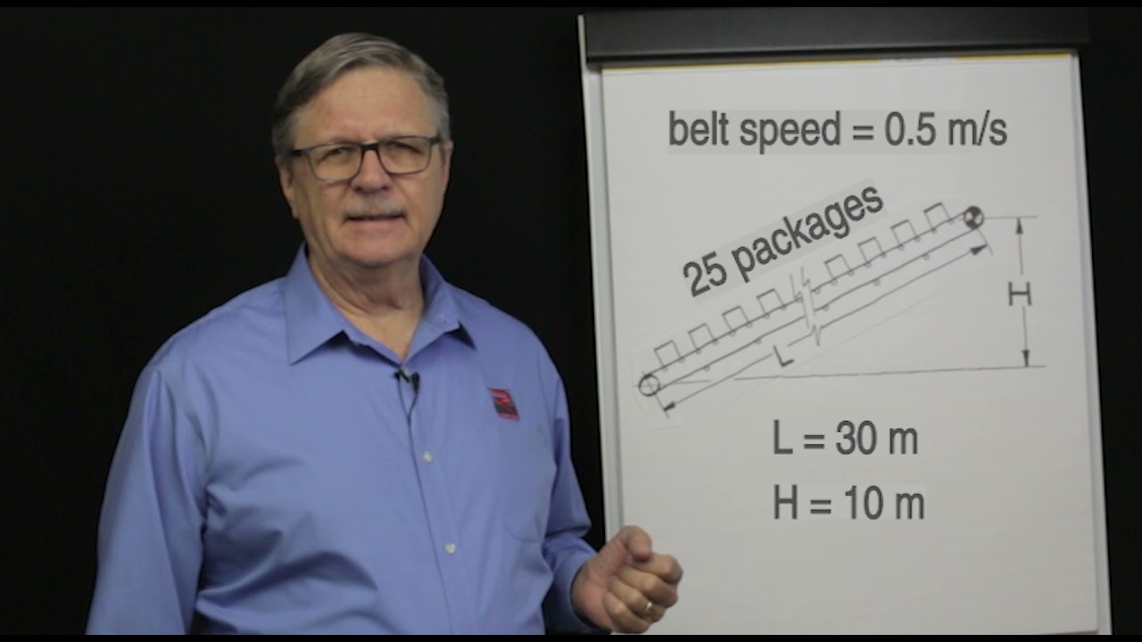 How to Calculate Belt Pull on Roller-Supported Conveyor Belts (metric)