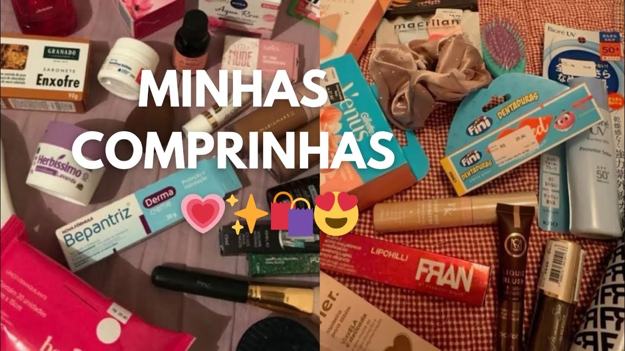 Minhas últimas comprinhas!  🛍✨️😍💕                  Obrigada por assistir o vídeo!!!🫶🏽              