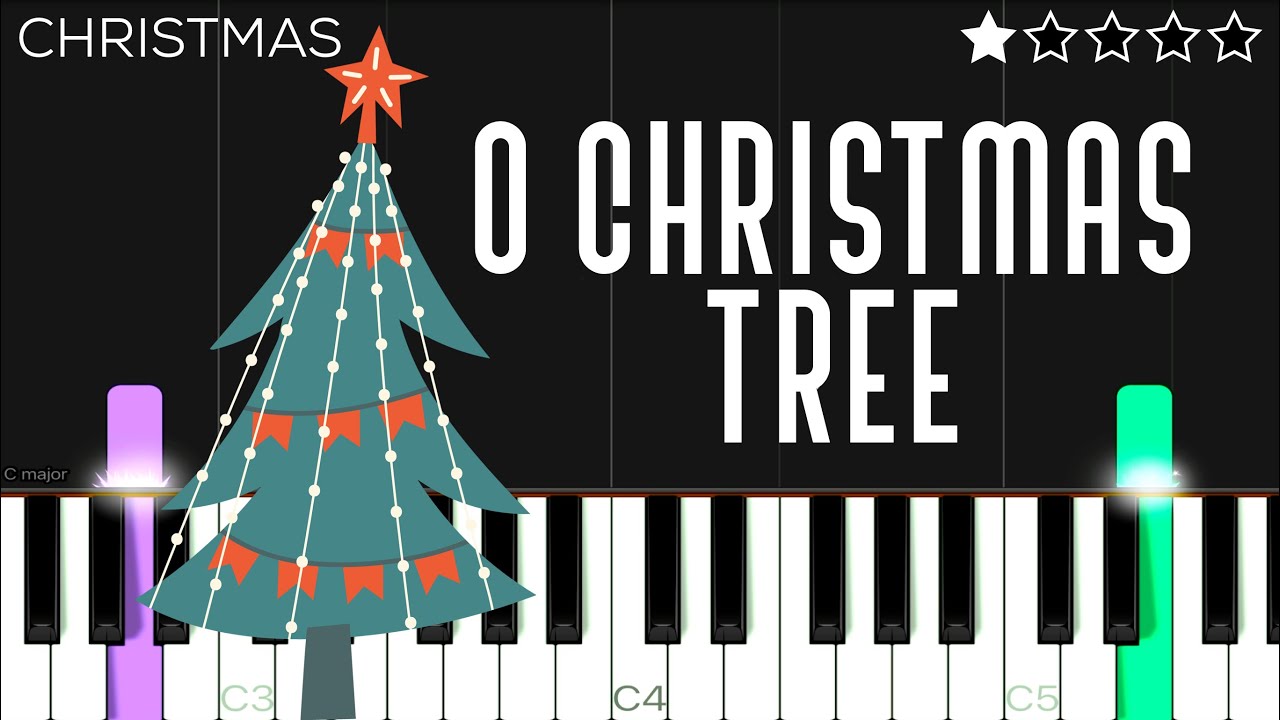 O Christmas Tree | EASY Piano Tutorial