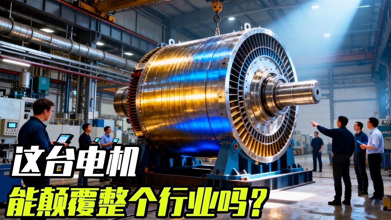 这台电机，能颠覆整个行业吗？ #知识前沿派对 #电机 #轴向磁通电机 #发明 #电动车