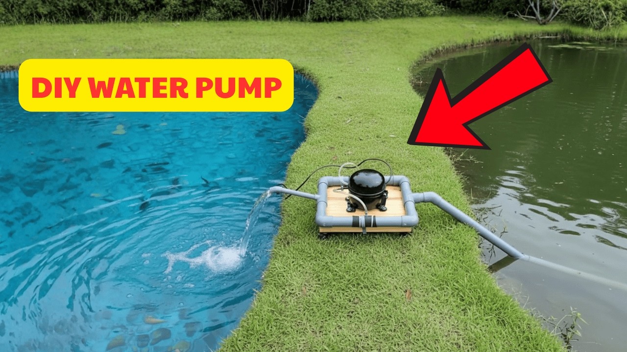 Stop Buying Water Pumps! Build a Powerful DIY Water Pump from Scrap