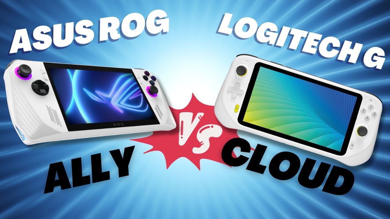 PC Gaming Handheld Showdown! Asus ROG Ally vs. Logitech G Cloud