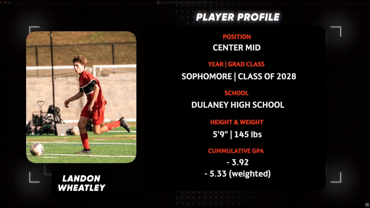Landon Wheatley 2025 Varsity Dulaney High School Sophomore year Highlight Video