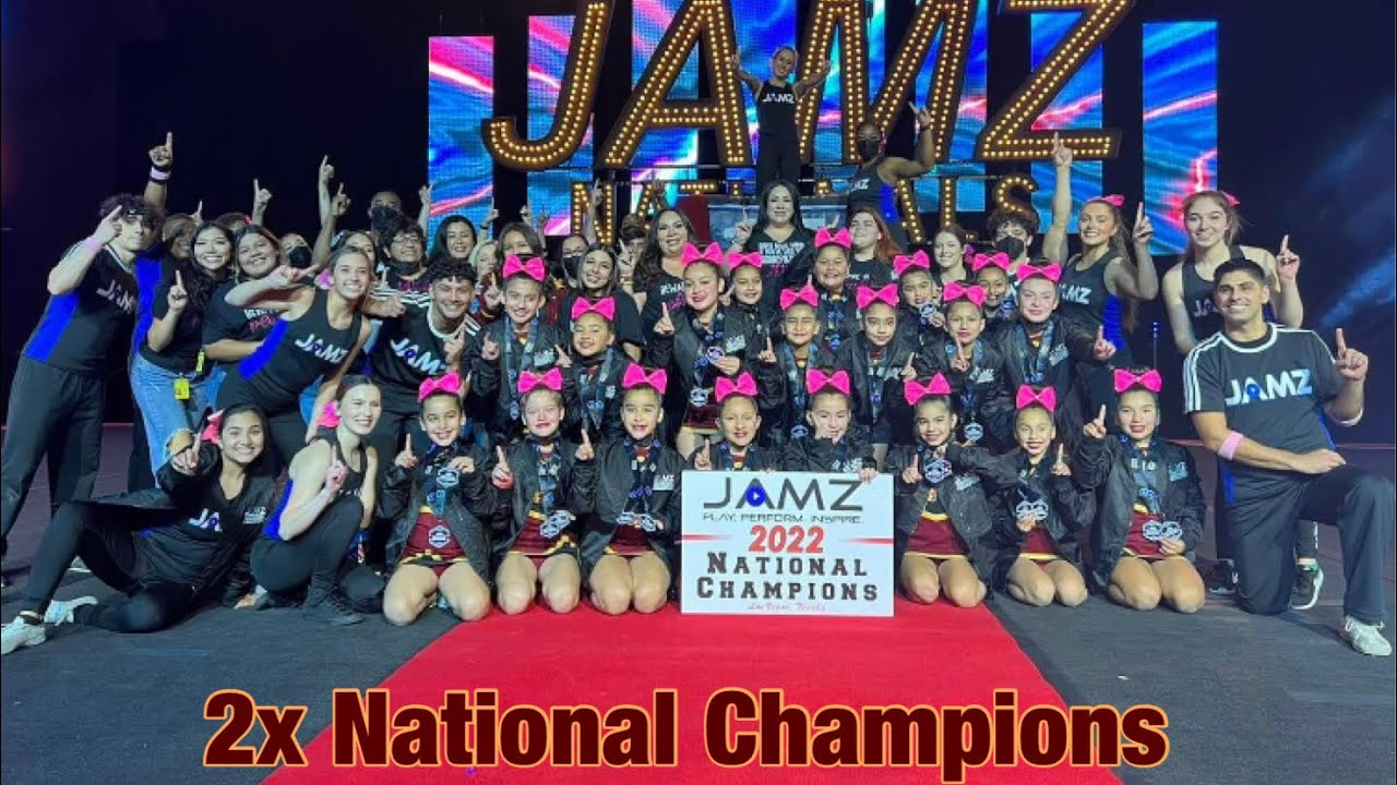We won Again 2x national champions #jamznationals #whittierredskinscheer #cheerleaders #lasvegas