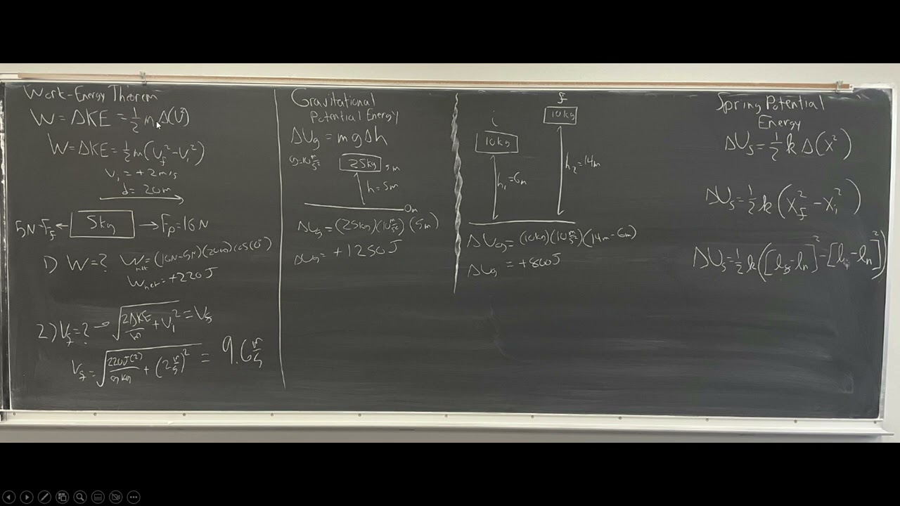 Work, Energy, and Power (Physics)