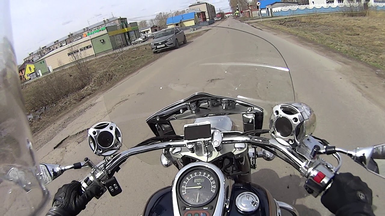 Kawasaki Vulcan 900 Classic LT. Летний и зимний мотоцикл ! :))