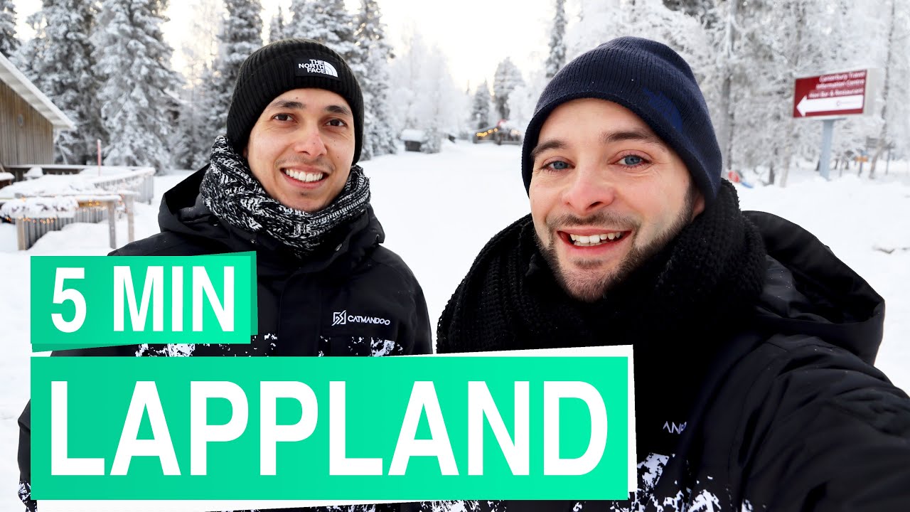 Lappland in 5 Minuten ❄ ✨ Auf den Spuren der Nordlichter in Finnland