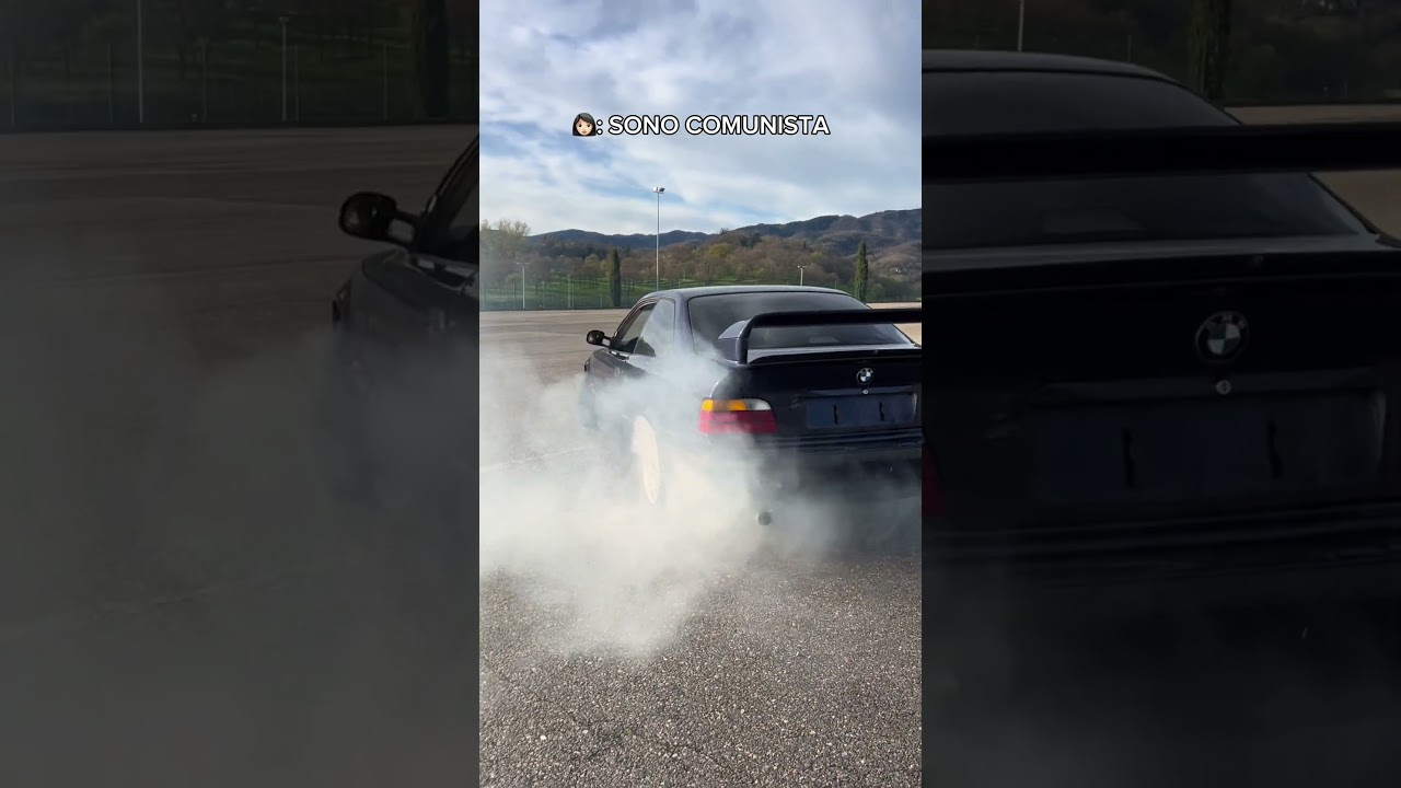 E si torna subito indietro 🔙 #e36 #bmw #driftcar #e36drift #bmwe36
